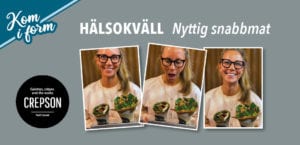 Hälsokväll, nyttig snabbmat