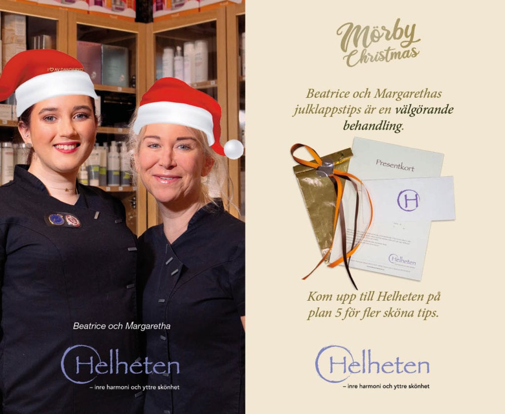 Vännerna på Helheten önskar alla en riktigt god jul och hoppas du ger bort en skön behandling till jul. Presentkort finns och du väljer själv belopp. Rimtips: Ger vardagen lite extra flärd, det är du alltid värd,