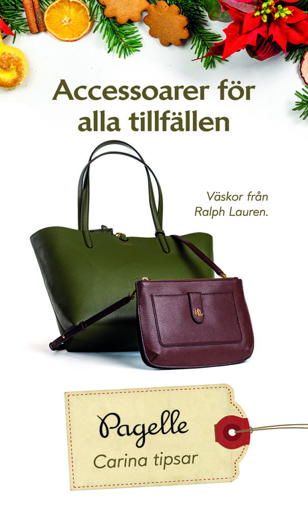 Väskor från Ralph Lauren.