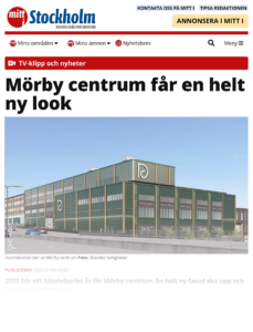 Mörby centrum får en helt ny look cut | Mitt i